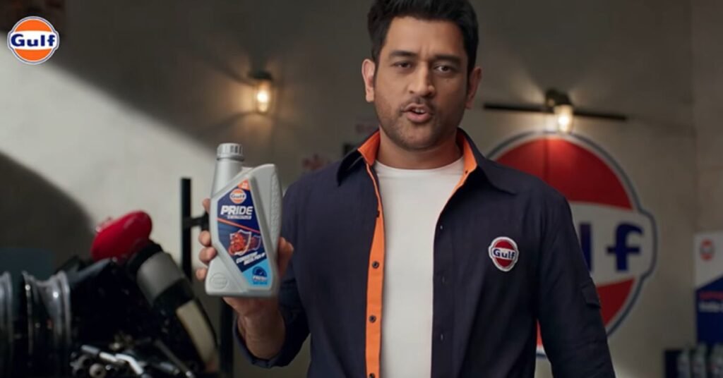 Gulf Oil is Launched a new ad Featuring Cricketer Ms. Dhoni.