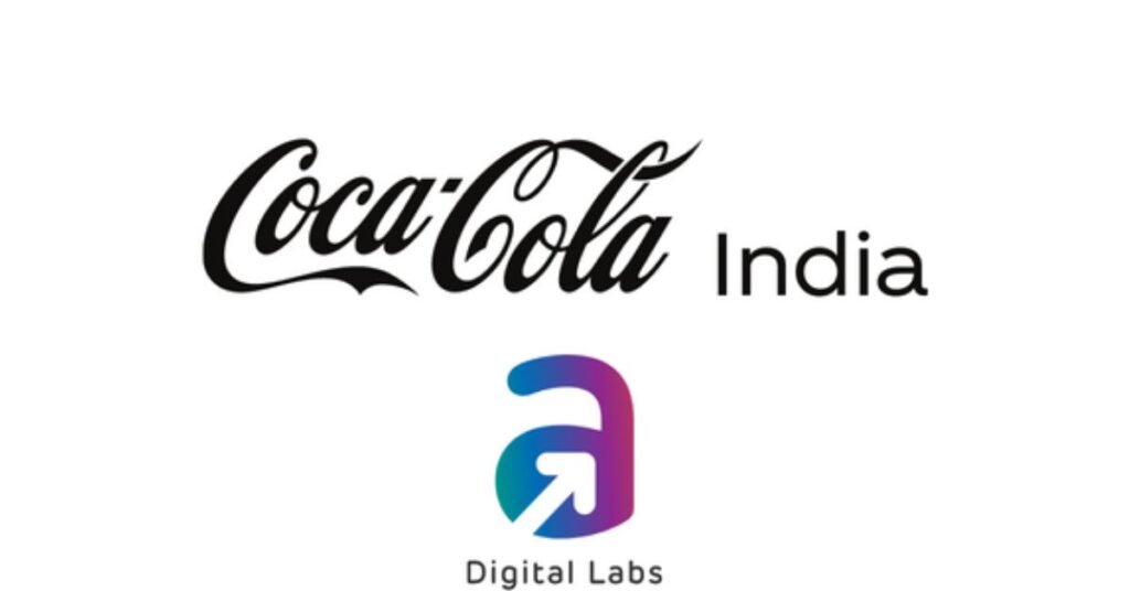 Coco Cola and Adani Digital Lab private limited together for their brand.