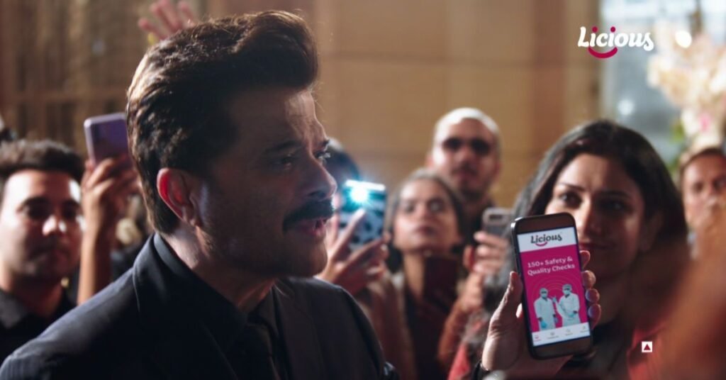 Licious Collaboration is their latest campaign for meat lovers featuring Bollywood actor Anil Kapoor. - "Licious Ke Nakhre aapke kab Banenge". 