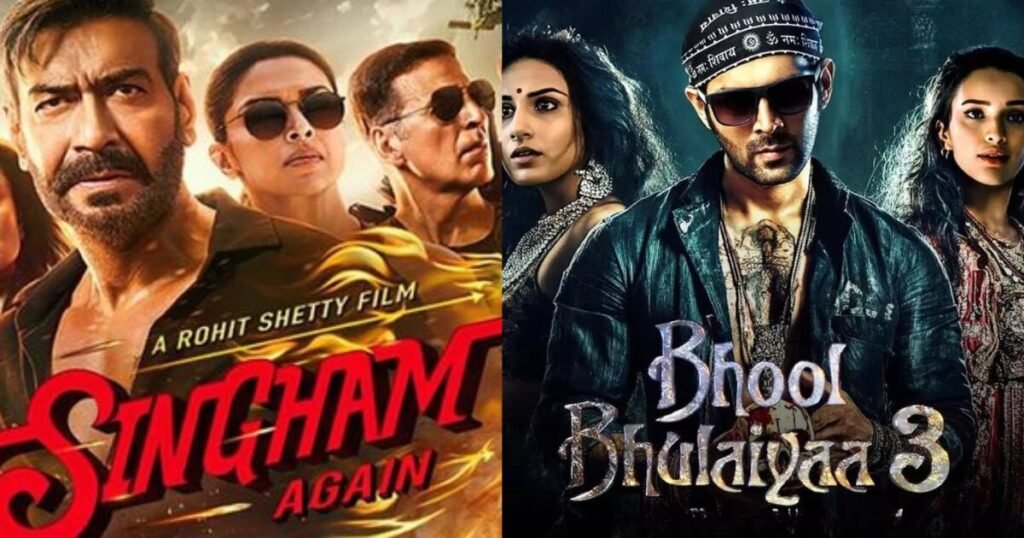 Singham Again vs. Bhool Bhulaiyaa 3: Clash at the Box Office